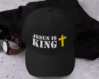 Jesus Is King Christ Christian Baseball Hat