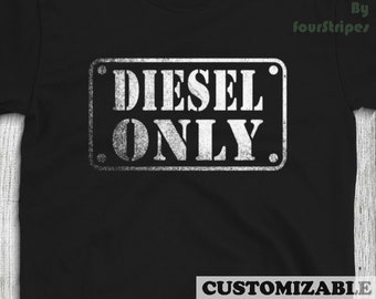 Diesel Only Funny No Gas Truck Meme Tshirt