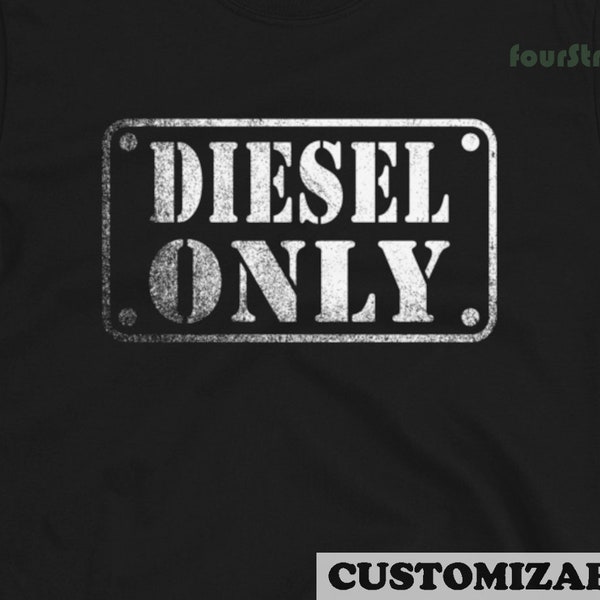 Diesel Only Funny No Gas Truck Meme Tshirt