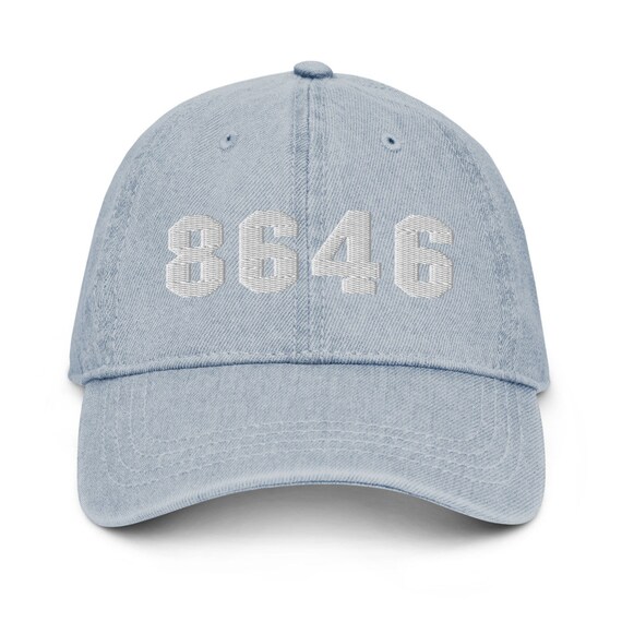 86 46 8646 Trump Republican Denim Hat Baseball - Etsy