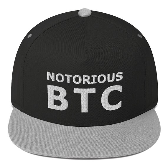 Notorious BTC Bitcoin Crypto Digital Currency Snapback Flat  display picture 1