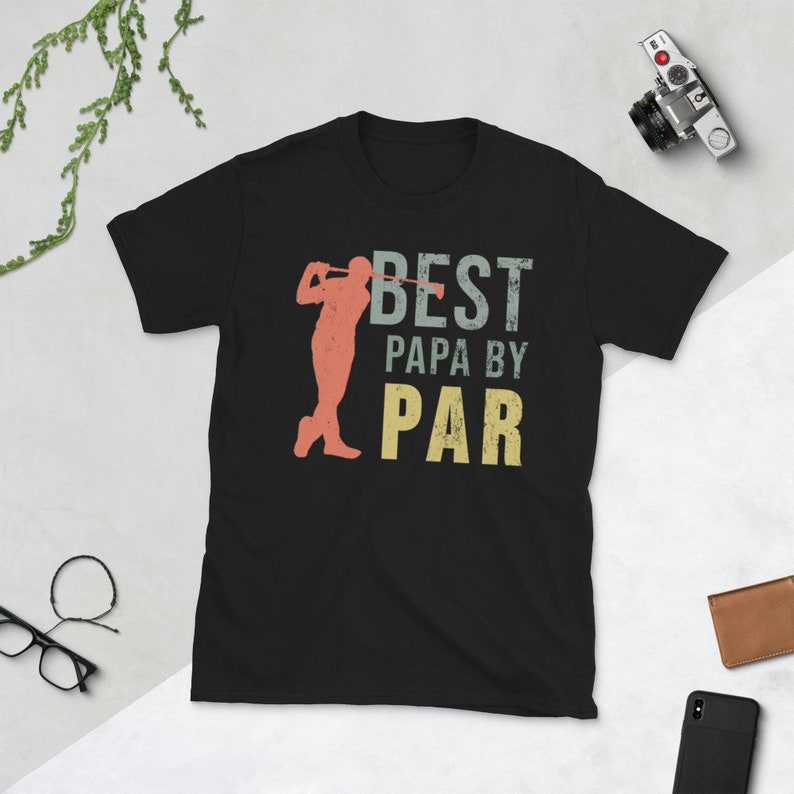 Funny Best Papa by Par Tshirt Golf Grandpa Papa Tshirt - Etsy