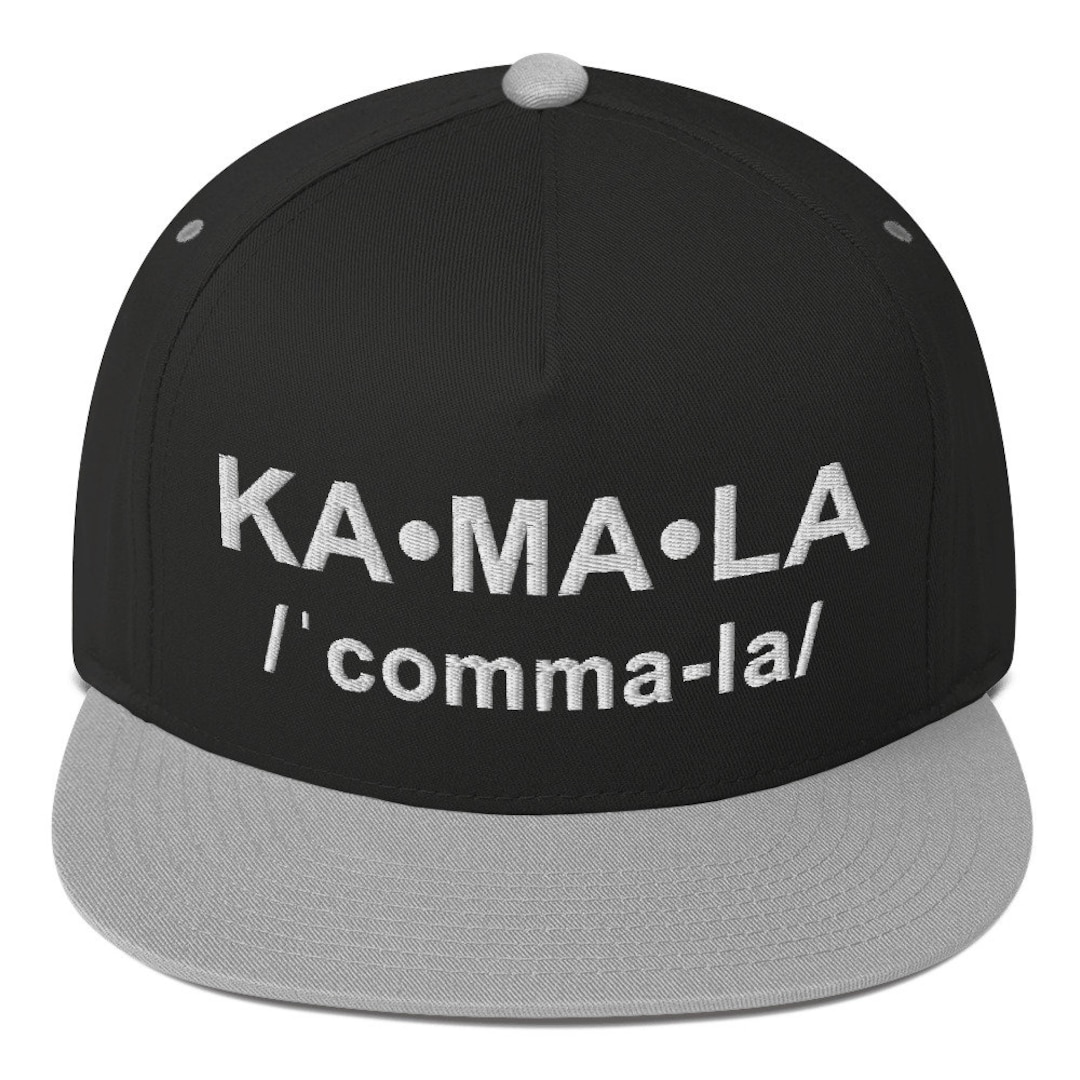 Buy Comma La Definition Kamala Harris Madam Vice President Snapback Flat  Bill Hat Online in India