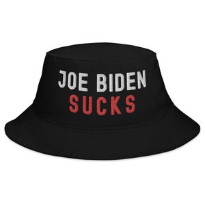 Joe Biden Sucks Trump Republican Bucket Hat
