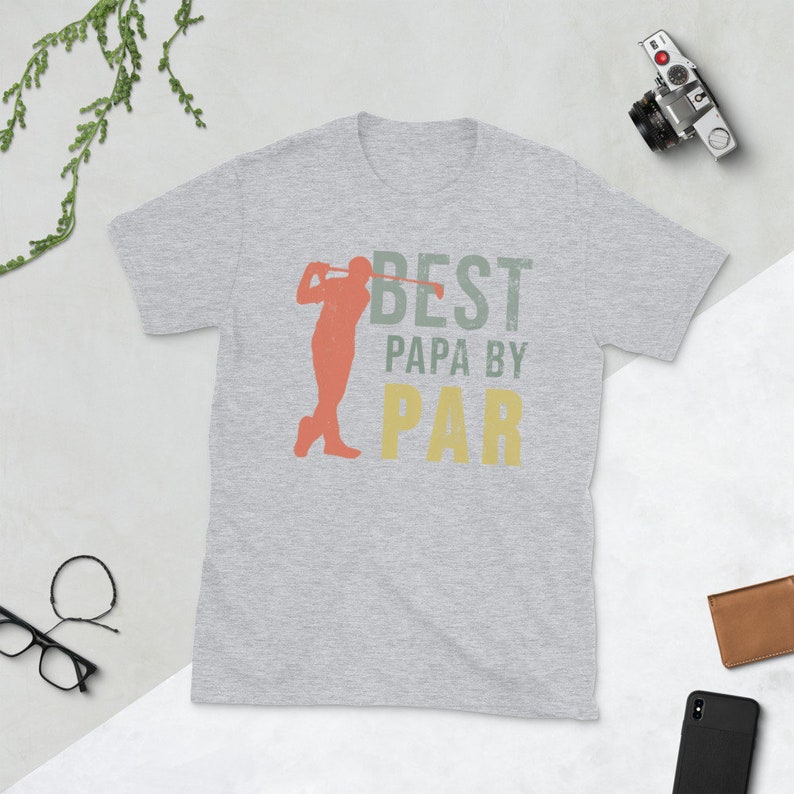 Funny Best Papa by Par Tshirt Golf Grandpa Papa Tshirt - Etsy