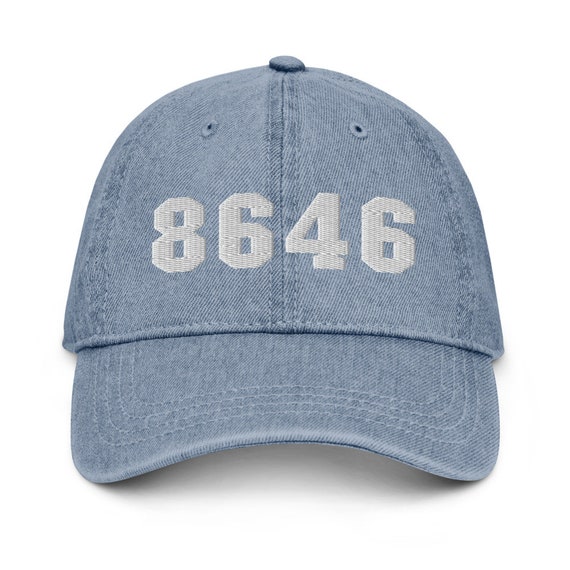 86 46 8646 Trump Republican Denim Hat Baseball - Etsy