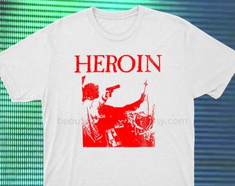 Heroin Tshirt Hardcore Punk Screamo