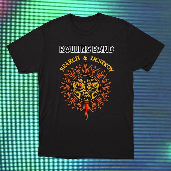 Rollins Band Tshirt Progressive Metal Black Flag - Etsy