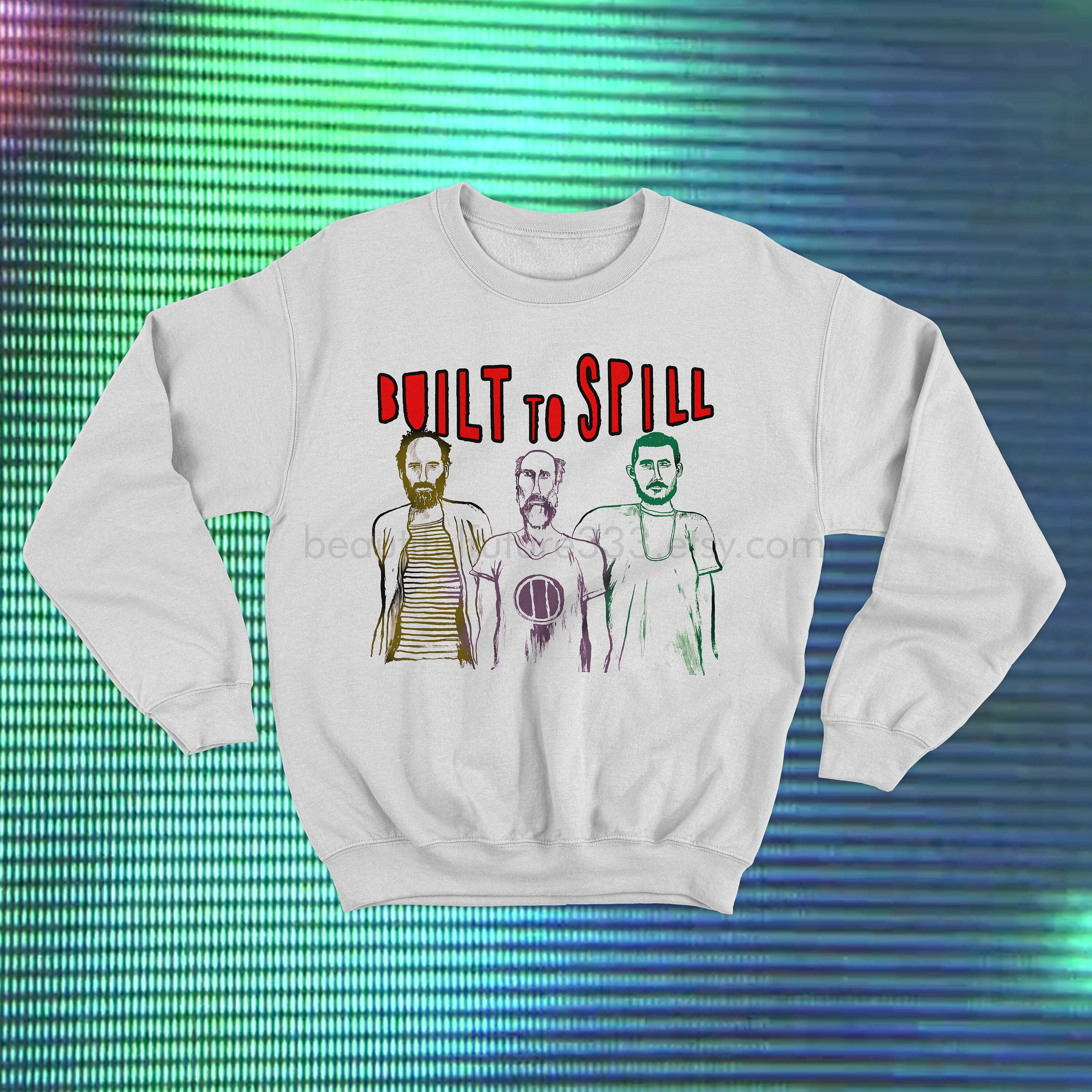 T-shirt Collector Built To Spill Spring Summer Tour - Toutes Tailles Du S Au 5XL, 100% Coton, Neuf