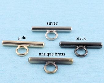 Gancho de hebilla de metal OT, conector de cierre de aleación OT de 33 mm (1,25"), cierre de palanca OI negro/plateado/dorado/latón antiguo para fabricación de cadenas de bolsos.