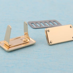 Etichette personalizzate in metallo dorato da 1'' con punte, etichette personalizzate da 25 mm per borse e marsupi fatti a mano, targhetta per borsa con logo inciso al laser