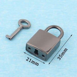 Custom Rectangular Padlock,21mm X35mm Personalized Laser Engraved Bag ...