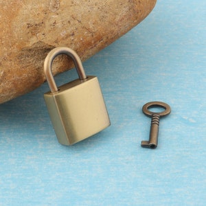 Custom Rectangular Padlock,21mm X35mm Personalized Laser Engraved Bag ...