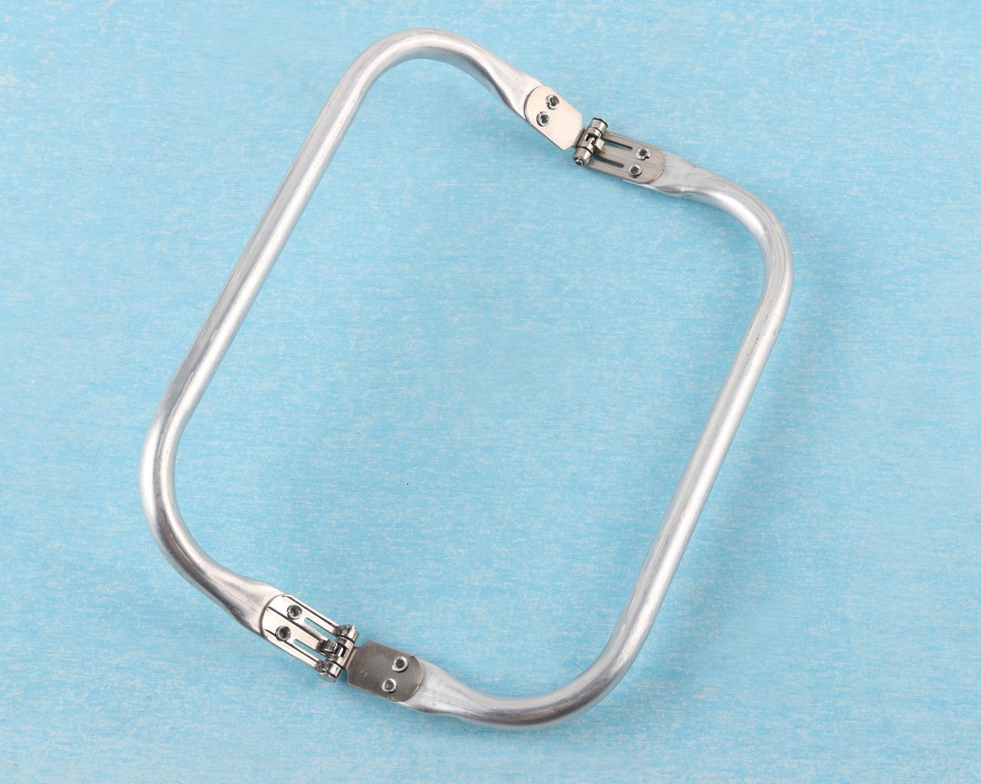 Large Metal Purse Frame for Purse Making Supply, Aluminum Tubular