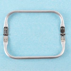 Large Metal Purse Frame For Purse Making Supply, Aluminum Tubular Clutch Bag Frame 8 Inches/10 Inches /12 Inches/16 Inches image 2