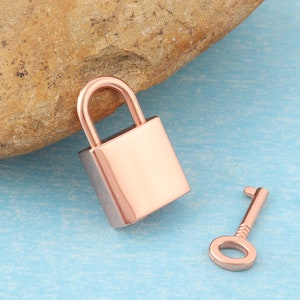 Custom Rectangular Padlock,21mm X35mm Personalized Laser Engraved Bag ...