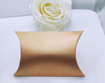 Rose Gold Pillow Style Jewellery Gift Box, Keepsake box, Charm, Earring Gift Box