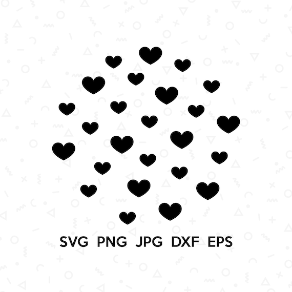 Download Diy Heart Group Background Svg Hearts Svg Hearts For Etsy