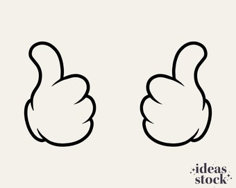 Thumbs Up Vector Etsy