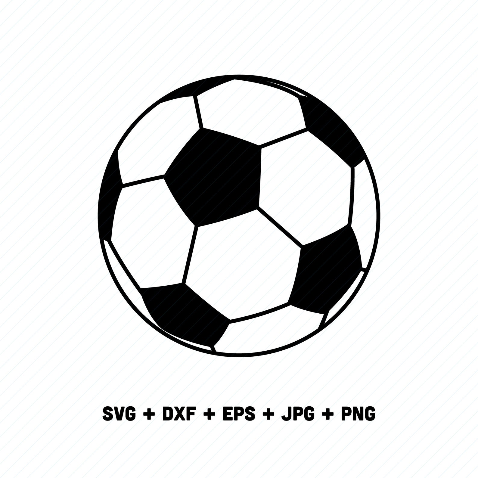 Soccer Ball SVG. Soccer Ball Cricut. Soccer Ball Silhouette. Etsy