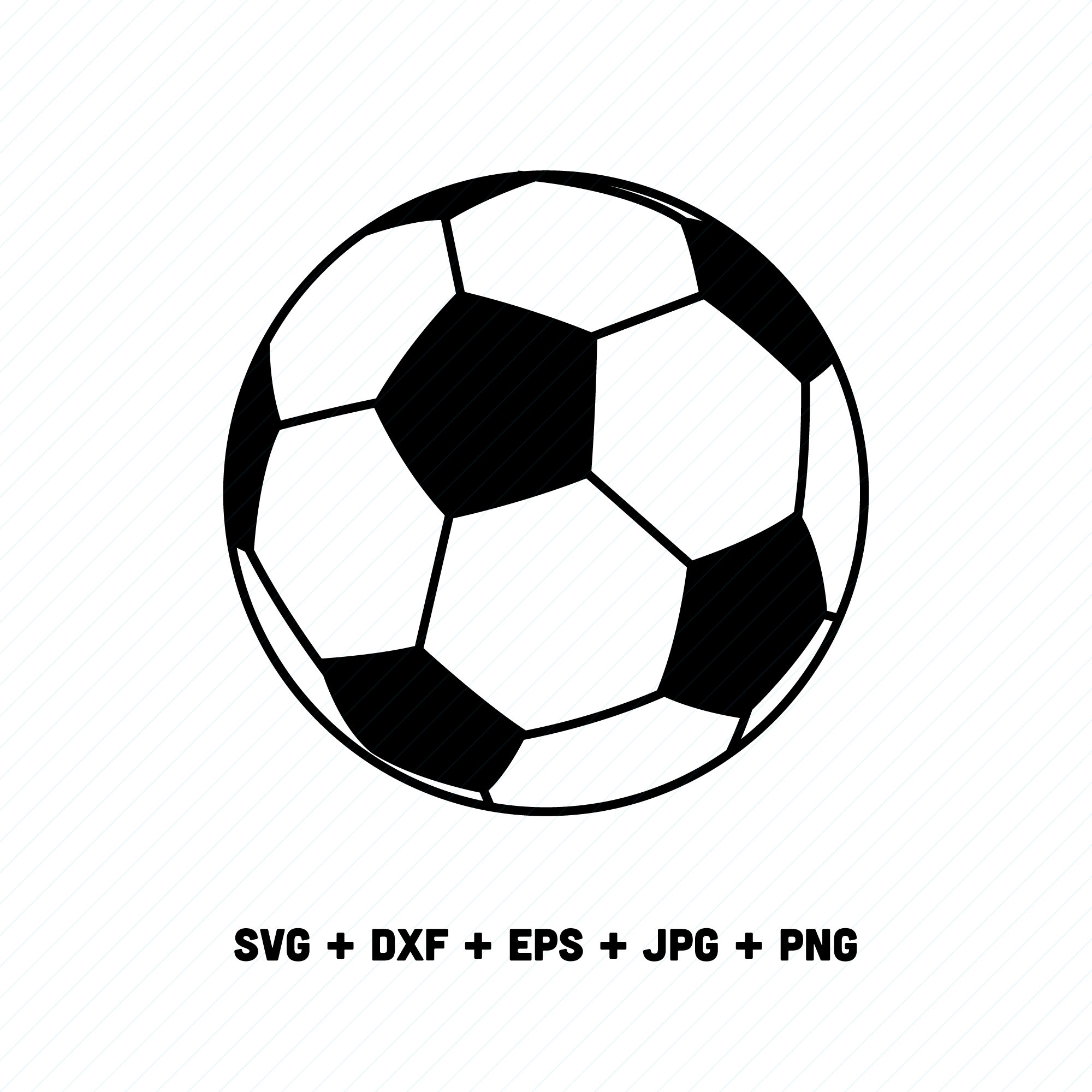 Soccer Ball SVG. Soccer Ball Cricut. Soccer Ball Silhouette. Etsy