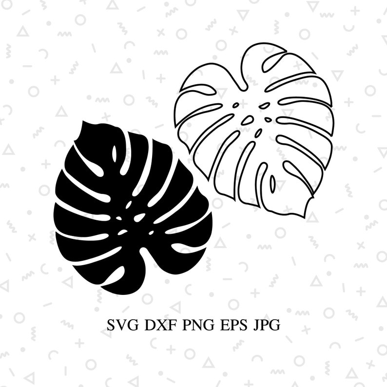 Download Monstera SVG. Leaf Natural. Monstera Cricut. Monstera ...