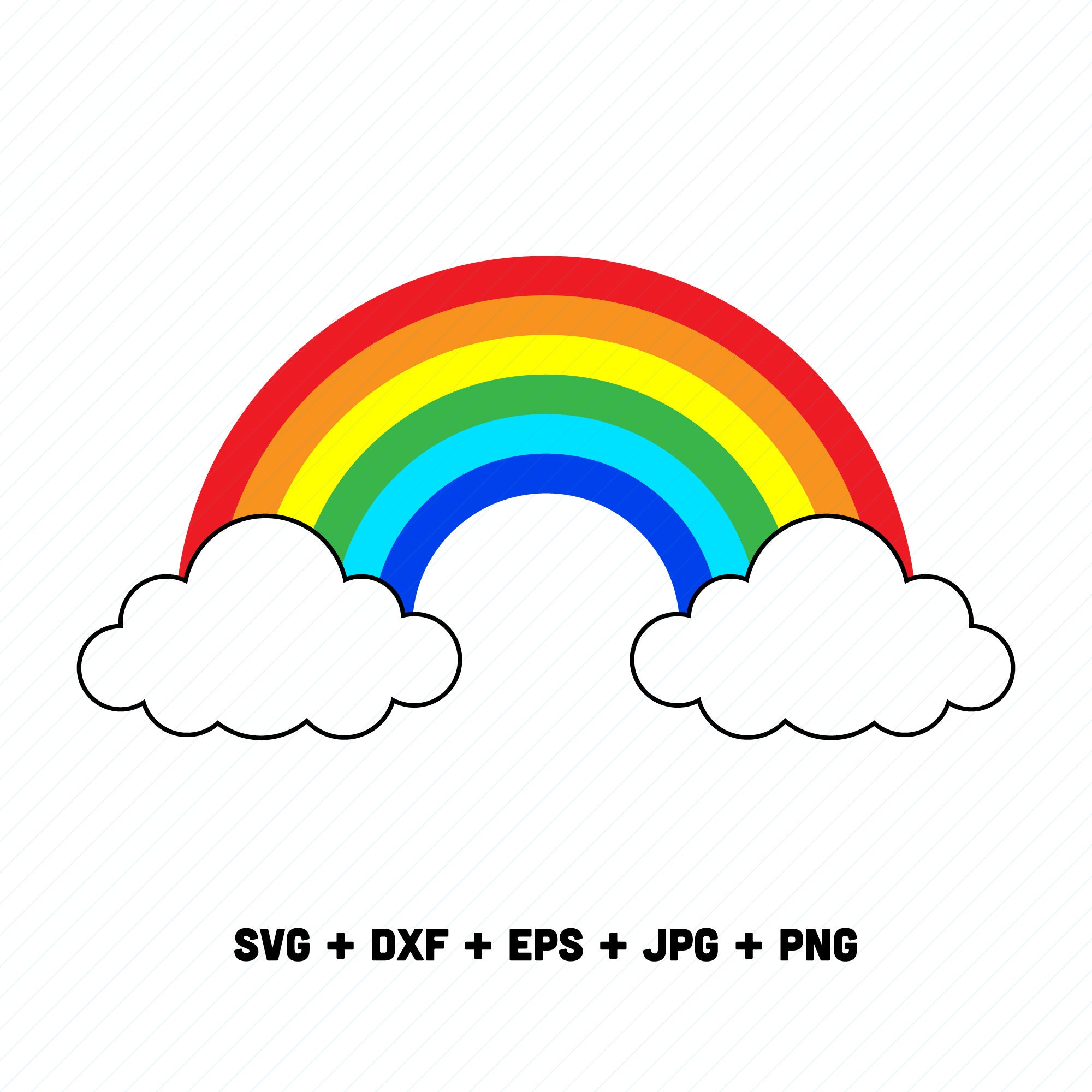 Rainbow SVG. Rainbow Cutting file. Rainbow PNG. Rainbow | Etsy