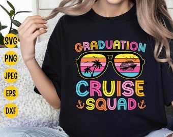 Graduation Cruise Squad SVG: Family Trip Cut File (Digital Download)