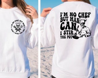 Skeleton Chef SVG: Funny Sarcastic Quote Shirt Design (Digital Download)