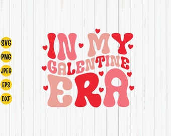 Galentine's Day SVG: Retro Groovy Shirt Design (Digital Download)