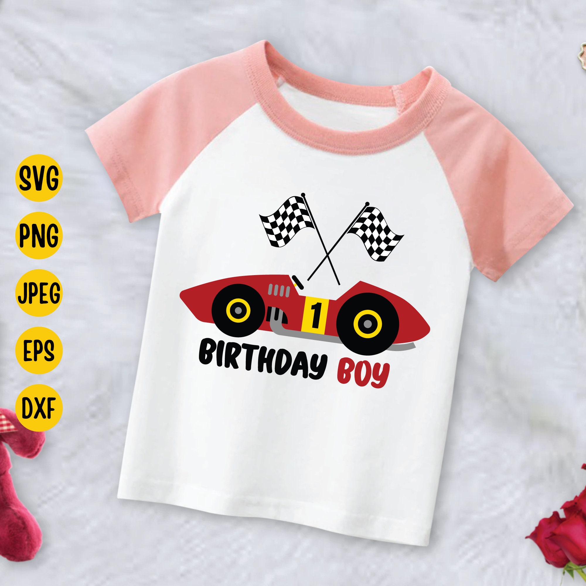 Race Car 1st Birthday Svg Birthday Boy Svg Racing Car Svg 1 - Etsy