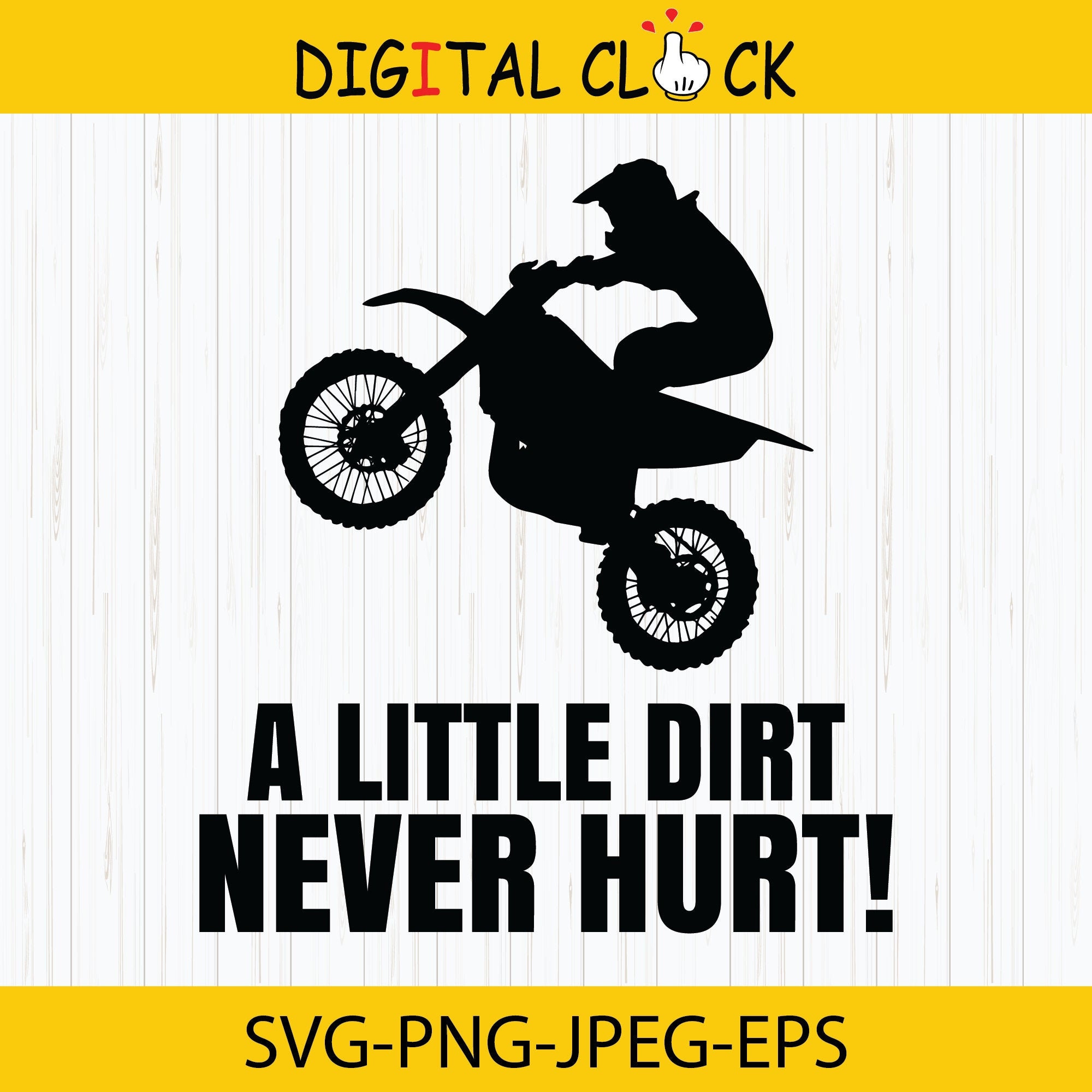 A Little Dirt Never Hurt Svg Dirt Bike Svg Toddler Boy Svg Etsy