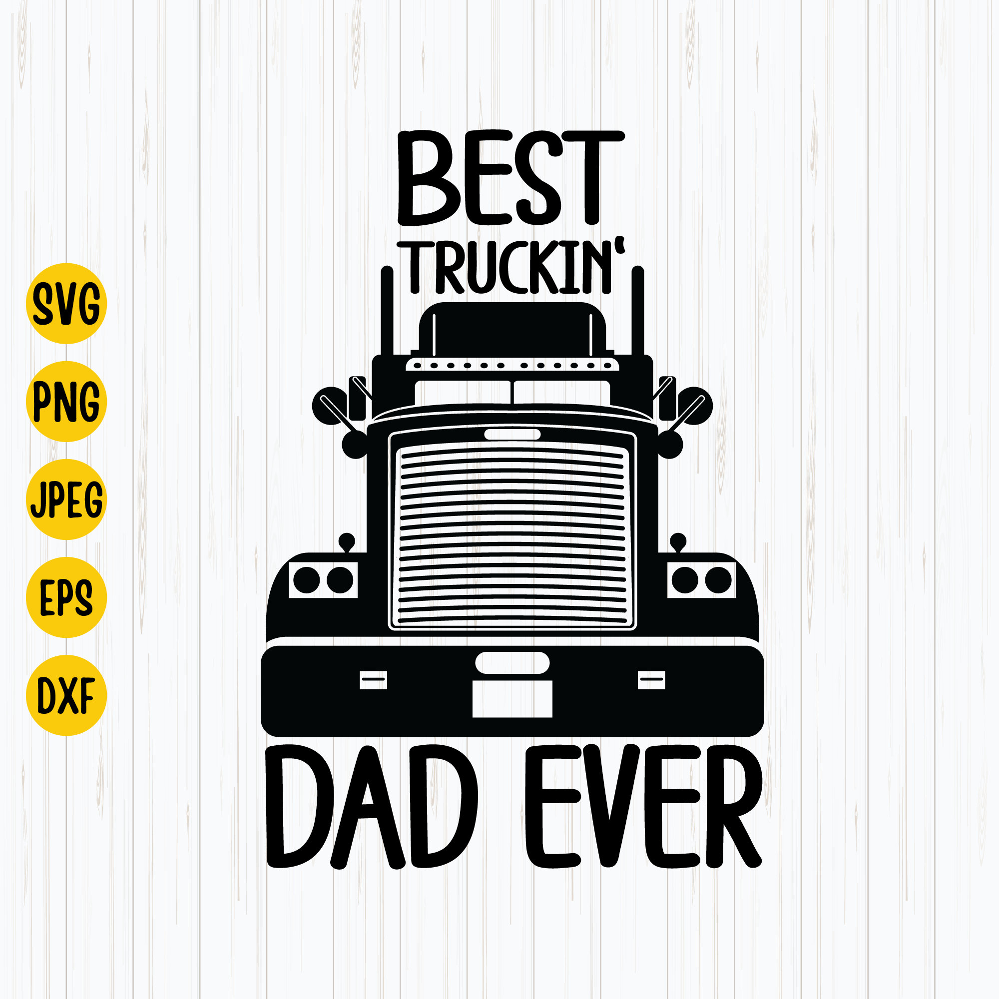 GCP Products Truck Driver Gifts For Men - Best Trucking Dad Ever