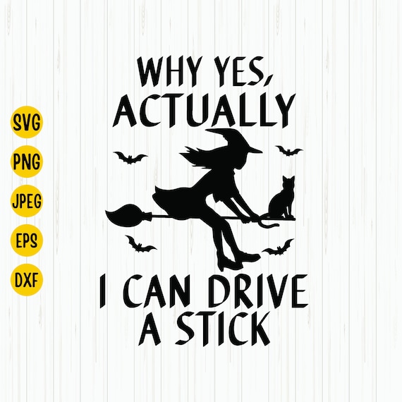 i can drive a stick witch shirt