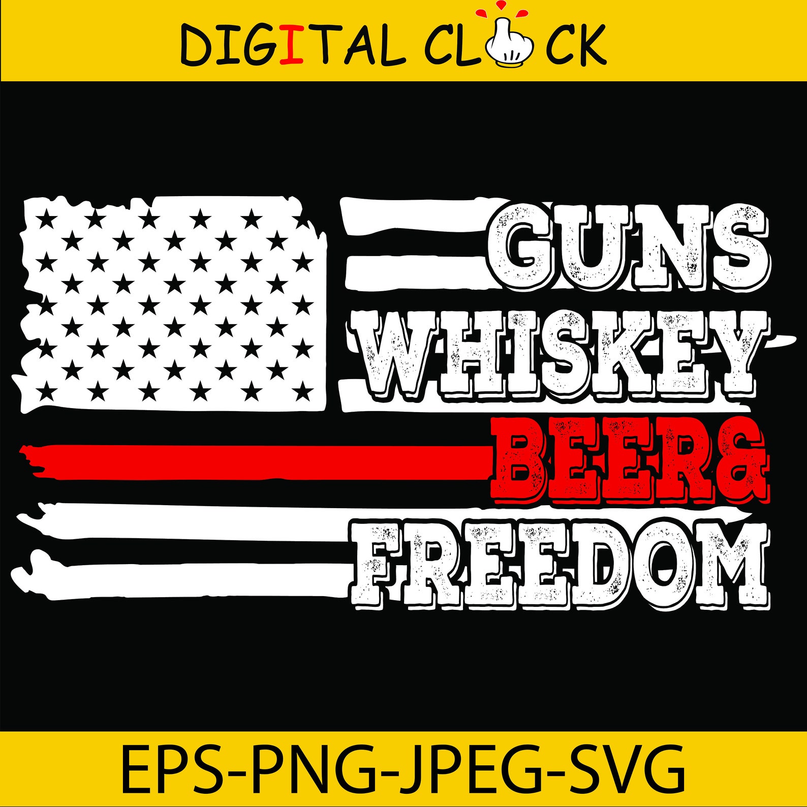 Guns Titties Beer & Freedom Tank Top - Lustiges USA Shirt Für 4. Juli & Vatertag