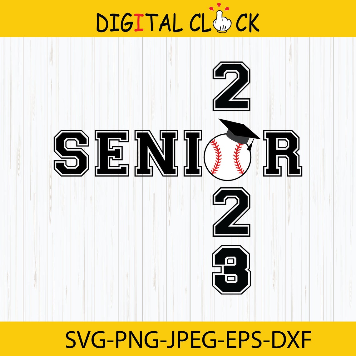 Class Of 2023 Senior Baseball Graduation Svg 2023 Graduation Etsy