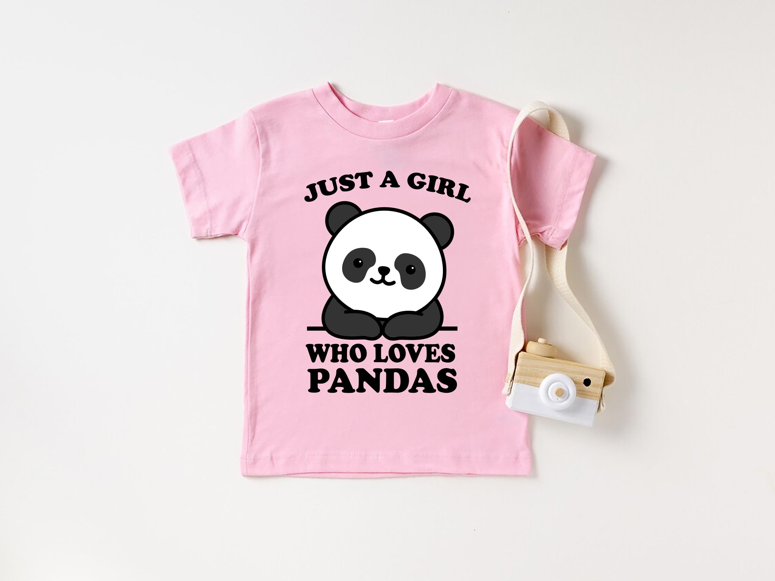Panda Girl SVG: Panda Lover Shirt Design, Cricut Cut File (digital