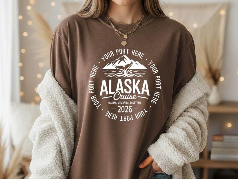 Personalized Alaska Cruise 2026 SVG, Family Alaska Cruise Trip, Custom Alaska Cruise Vacation SVG, Cruise 2026 Digital Download