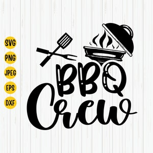 BBQ Crew Svg, Barbecue Master Svg, Grill Svg, Barbecue Quotes Svg, Camping, Fathers Day Svg, Barbecue File For Cricut, Svg Cut Files