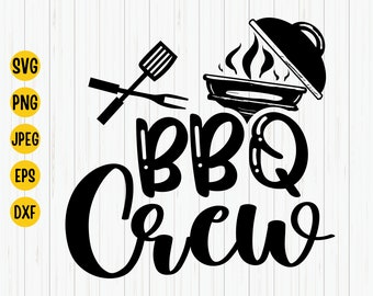 BBQ Crew SVG: Barbecue Master Cut File (Digital Download)