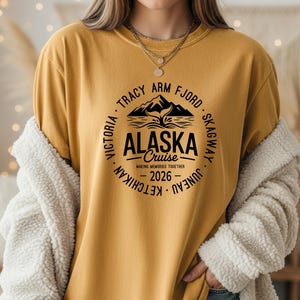 Personalized Alaska Cruise 2026 SVG, Family Alaska Cruise Trip, Custom Alaska Cruise Vacation SVG, Cruise 2026 Digital Download