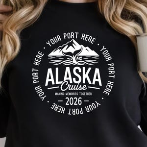 Personalized Alaska Cruise 2026 SVG, Family Alaska Cruise Trip, Custom Alaska Cruise Vacation SVG, Cruise 2026 Digital Download