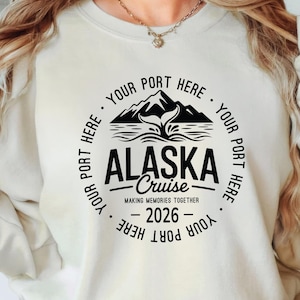 Personalized Alaska Cruise 2026 SVG, Family Alaska Cruise Trip, Custom Alaska Cruise Vacation SVG, Cruise 2026 Digital Download
