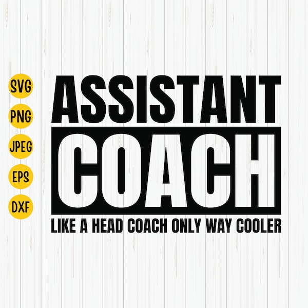 Assistant Coach Etsy