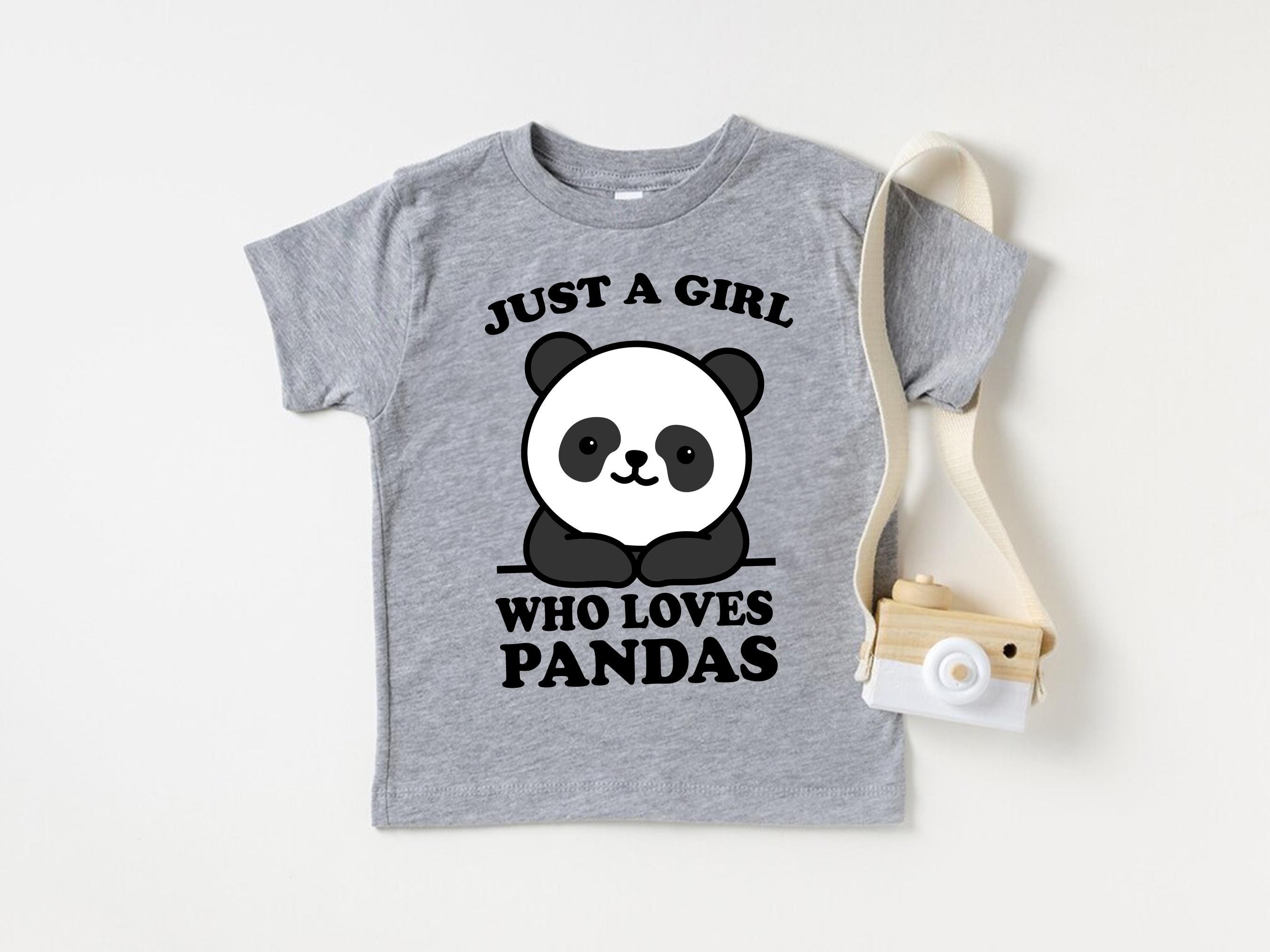 Panda Girl SVG: Panda Lover Shirt Design, Cricut Cut File (digital