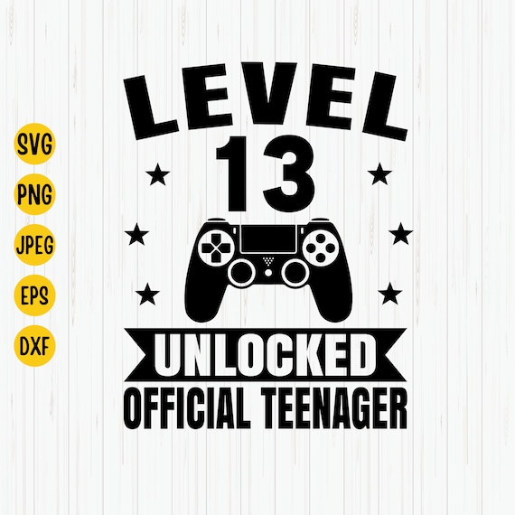 Level 13 Unlocked Official Teenager Thirteenth Birthday Tee Level 13 Unlocked Official Teenager Thirteenth Birthday Tee