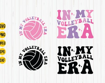 SVG PNG de la era del voleibol retro: Diseño genial para amantes del voleibol (descarga digital)
