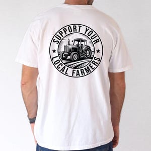 Support Your Local Farmer SVG, Farm Life Country Strong Tractor PNG, Farmer Clipart, Farmhouse Life SVG, Homestead Tractor Svg Png Cricut