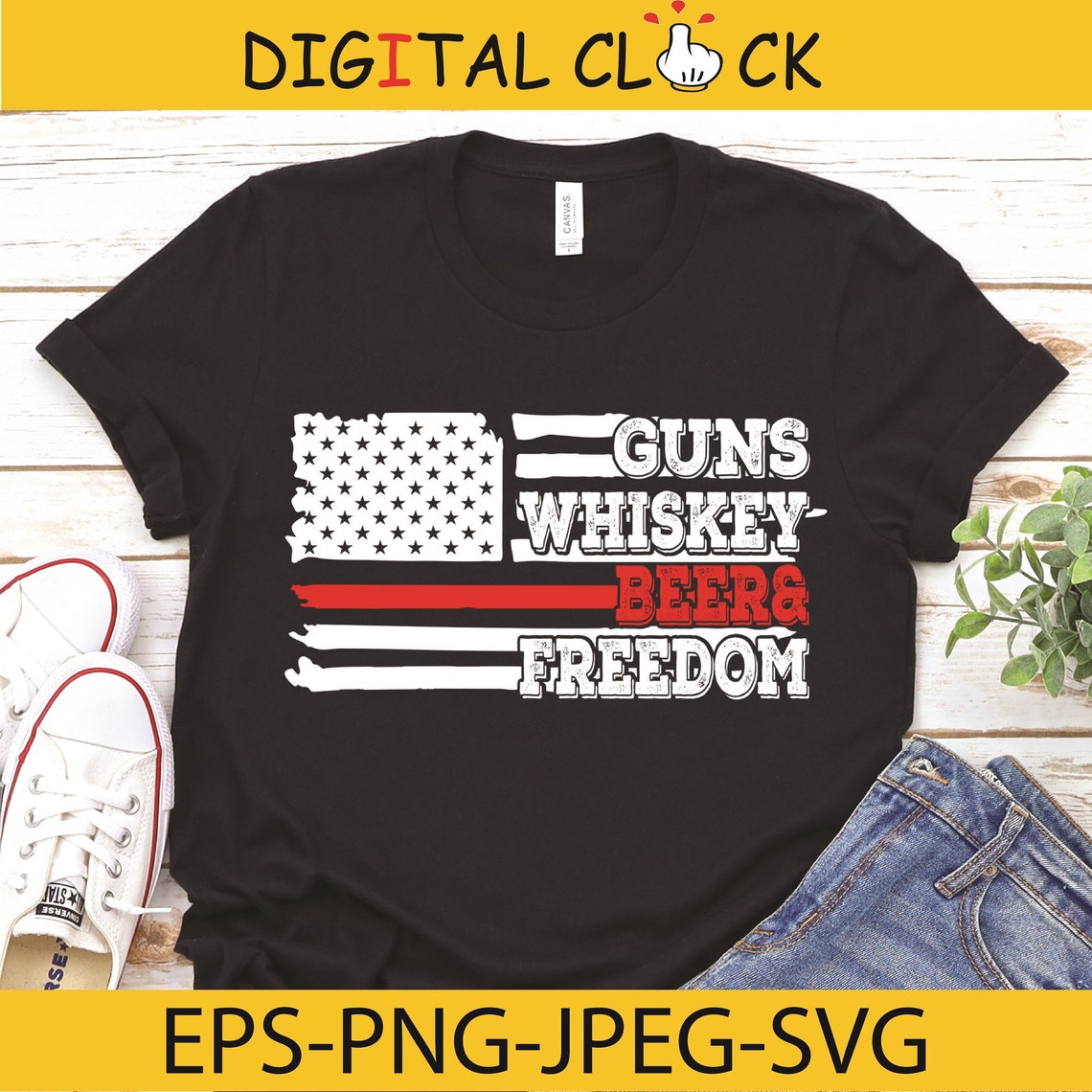 Guns Whiskey Beer and Freedom Svg American Flag Svg Beer Etsy