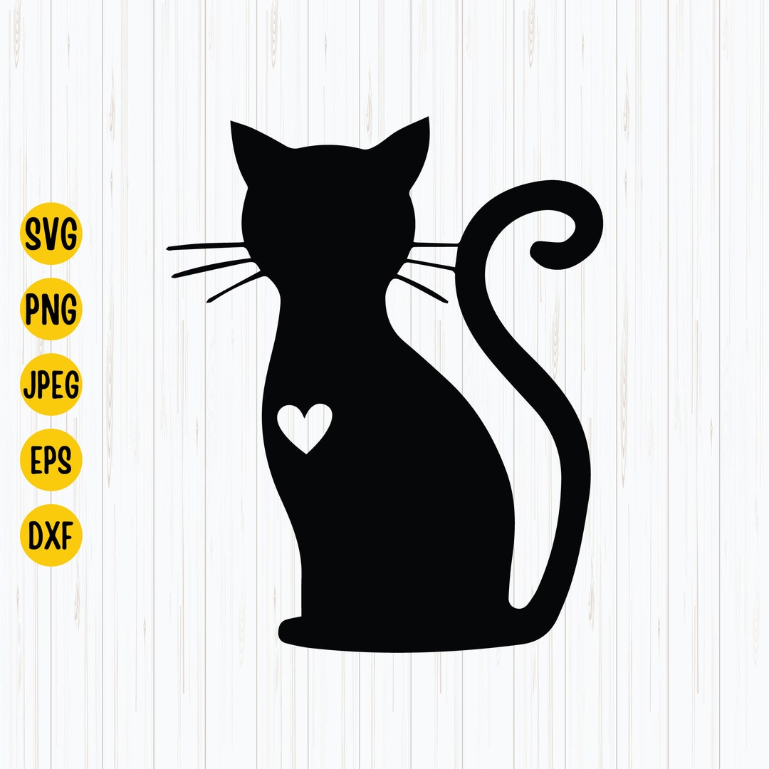 Halloween Black Cat Vector SVG Icon (2) - SVG Repo